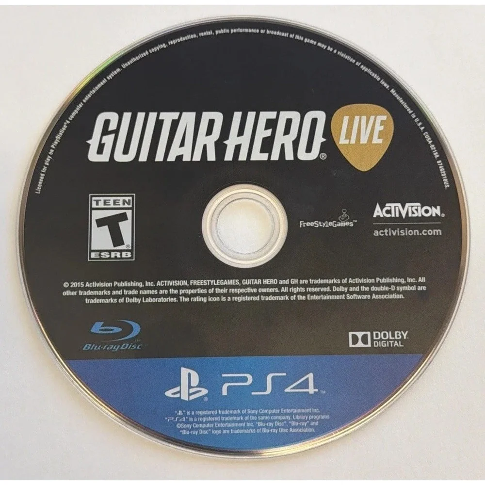 Guitar Hero Live PlayStation 4 2015 Video Game